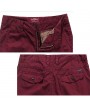 Mens Spring Summer Brief Style Multicolor Casual Cotton Cargo Shorts