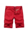 Mens Spring Summer Brief Style Multicolor Casual Cotton Cargo Shorts