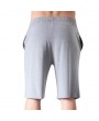 Mens Bamboo Fiber Solid Color Beach Casual Sports Shorts Modal Pajamas