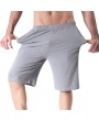 Mens Bamboo Fiber Solid Color Beach Casual Sports Shorts Modal Pajamas