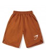 Mens Summer Elastic Waist Cotton Breathable Solid Color Casual Comfy Sport Shorts