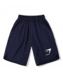 Mens Summer Elastic Waist Cotton Breathable Solid Color Casual Comfy Sport Shorts