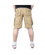 Outdoor Men's Casual Straight Cargo Pants Plus Size Wearable Beach Loose Shorts