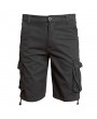 Outdoor Men's Casual Straight Cargo Pants Plus Size Wearable Beach Loose Shorts