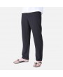 Mens Casual Loose Straight Pants Elastic Waist Retro Cotton Pants