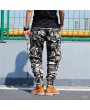 Mens Camouflage Multi-pocket Slim Fit Casual Cotton Cargo Pants