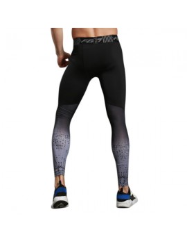 Mens High-elastic Quick Dry Jogging Tights Gym Pants Bodybuilding Skinny Legging Trousers