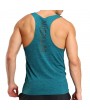 Mens Quick Dry Perspiration Printed Fitness Jogging Sport Tank Tops