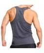 Mens Quick Dry Perspiration Printed Fitness Jogging Sport Tank Tops