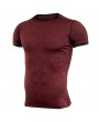 Mens Quick-drying Skinny Fit Solid Color Tops Fitness Training Jogging Sport T-shirt