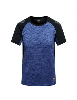 Mens Summer Outdoor Quick-drying Breathable O-neck Short Sleeve Casual Sport T-shirt