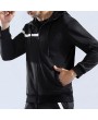 Mens Sport Zip Up Hooded Tops Thick Warm Solid Color Casual Hoodies