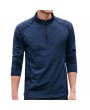 Men's Elastic Fitness T-Shirt Outdoor Running Fast Drying Tops Tight Shirt Long Sleeve T-Shirt