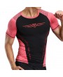 Mens Quick-drying Breathable Skinny Fit Tops Fitness Training Jogging Sport T-shirt