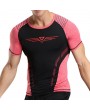 Mens Quick-drying Breathable Skinny Fit Tops Fitness Training Jogging Sport T-shirt