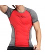 Mens Quick-drying Breathable Skinny Fit Tops Fitness Training Jogging Sport T-shirt