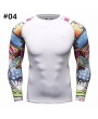 Mens Traning Sportwear 12 Styles Elastic Quick-drying Fitness Tights Long Sleeve T-shirt