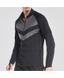 Mens Sports Running Training Quick-drying Breathable Elastic Winter Casual Sweatshirt