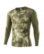 Mens Elastic Sport Training Running Breathable Quick-drying Camo Printed  Casual Skinny Tops