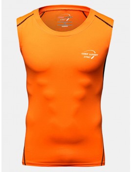 Mens Fitness Training Sleeveless Vest Basketball Running Sport Cotton Tank Tops