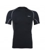 Mens Outdoor Traning Sport T-shirt Bottoming Breathable Elastic Quick-drying Sportwear