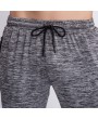 Mens Quick-dry Elastic Waist Drawstring Solid Color Casual Sweatpants Thin Sport Pants