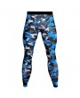 Mens PRO Quick-drying High-elastic Camouflage Skinny Legging Jogging Training Sport Pants