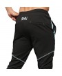 Mens Stylish Joggers Pants Elastic Waist Solid Color Slim Fit Casual Sport Pants