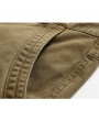 Mens Outdoor Multi-pockets Wear-resisting Cargo Pants Soild Color Casual Cotton Pants