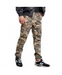 Mens Outdoor Camouflage Multi Pockets Casual Cotton Cargo Pants Military Tactical Pants