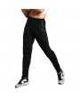 Mens Spring Summer Elastic Waist Solid Color Slim Fit Joggers Casual Sport Pants