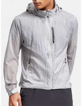 Sunscreen Thin Big Pockets Summer Hiking Jackets for Men