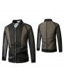 Thin Sunscreen Hollow Mesh Breathable Baseball Collar Jacket for Men