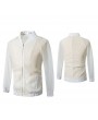 Thin Sunscreen Hollow Mesh Breathable Baseball Collar Jacket for Men