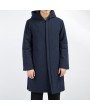 Mens National Cotton Linen Hooded Collar Solid Color Long Sleeve Thicken Coat Casual Midlong Jacket