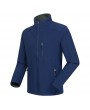 Mens Outdoor Soft Shell Thermal Fleece Lining Windproof Zipper Up Sport Jacket