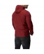 Mens Pure Color Autumn Hooded Zipper Up Pockets Cotton Jackets