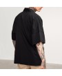 Stylish V-Neck Drawstring Designer Short Sleeve Shirts For Men