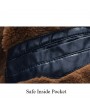 S-6XL Plus Size Winter Thicken Warm PU Leather Stand Collar Jacket for Men