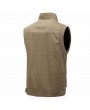 Fall Winter Outdoor Cotton Vest Casual Multi-pocket Fishing Waistcoat