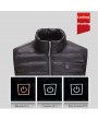 Mens Outdoor Heating Warm Vest USB Safety Intelligent Graphene Carbon Fiber Vest