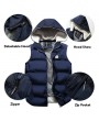 Winter Casual Thicken Detachable Hood Puffer Vest for Men