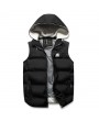 Winter Casual Thicken Detachable Hood Puffer Vest for Men