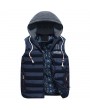 Winter Stylish Sports Thicken Slim Hooded Casual Vests for Men