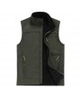 Mens Outdoor Fleece Lining Warm Waterproof Windproof Soft Shell Casual Vest