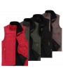 Mens Outdoor Fleece Lining Warm Waterproof Windproof Soft Shell Casual Vest