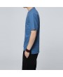 Mens Cotton Linen Chinese Style Retro Solid Color Stand Collar Summer Casual T Shirts