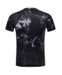 Mens Fashion 3D Printed Short Sleeve Rooster O-Neck Cotton Casual T-Shirt