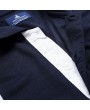 Mens Summer Breathable Embroidery Patchwork Business Casual Golf Shirt