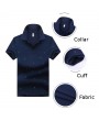 Summer Mens Short Sleeved Turndown Collar Sailing Boats Printing Golf Shirt